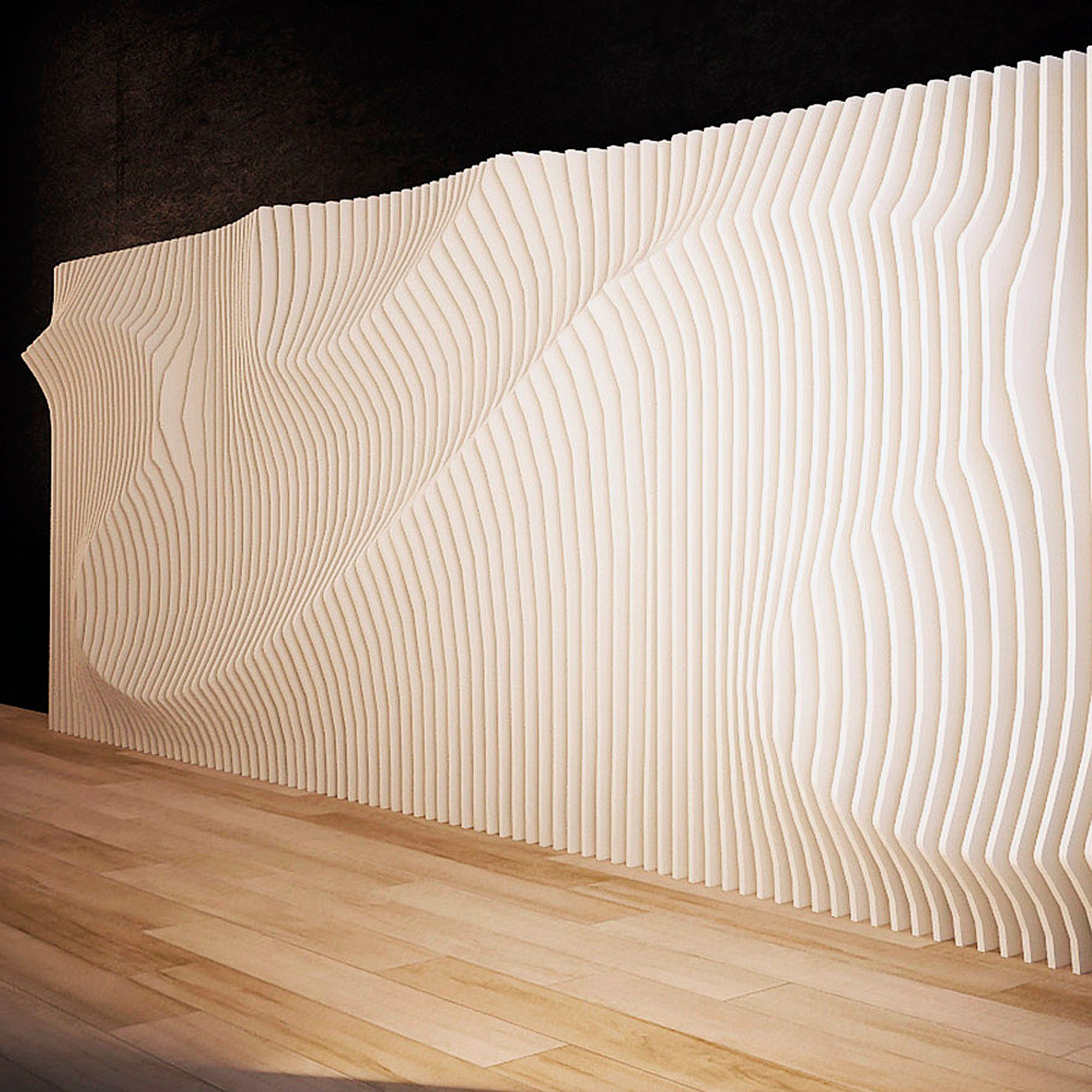 پارتیشن‌های چوبی با طرح‌های سه بعدی